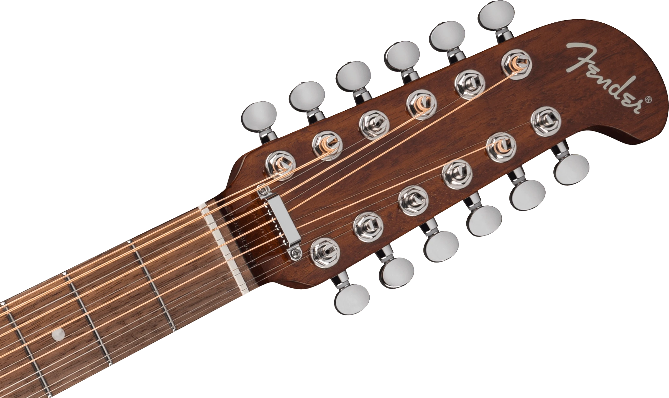 Fender® California Deluxe Villager™ E, Walnut Fingerboard, Black
