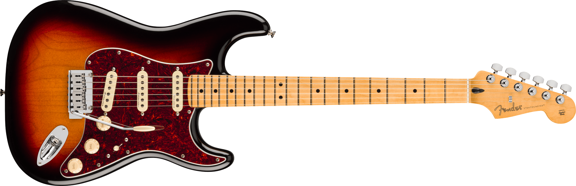 Fender® Player II Modified Stratocaster®, Maple Fingerboard, 3 Tone Sunburst