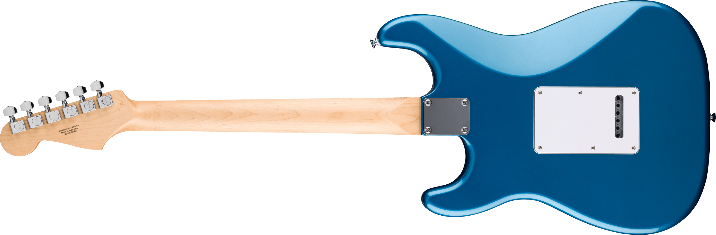 Fender® Standard Stratocaster® HSS, Maple Fingerboard, White Pickguard, Aqua Marine Metallic