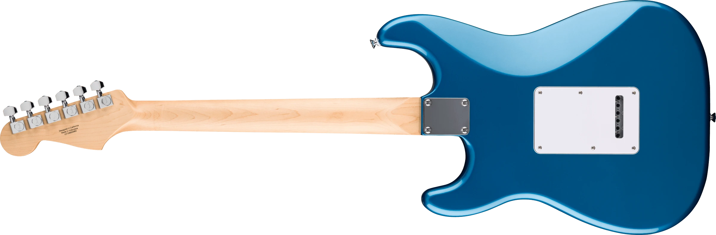 Fender® Standard Stratocaster® HSS, Maple Fingerboard, White Pickguard, Aqua Marine Metallic