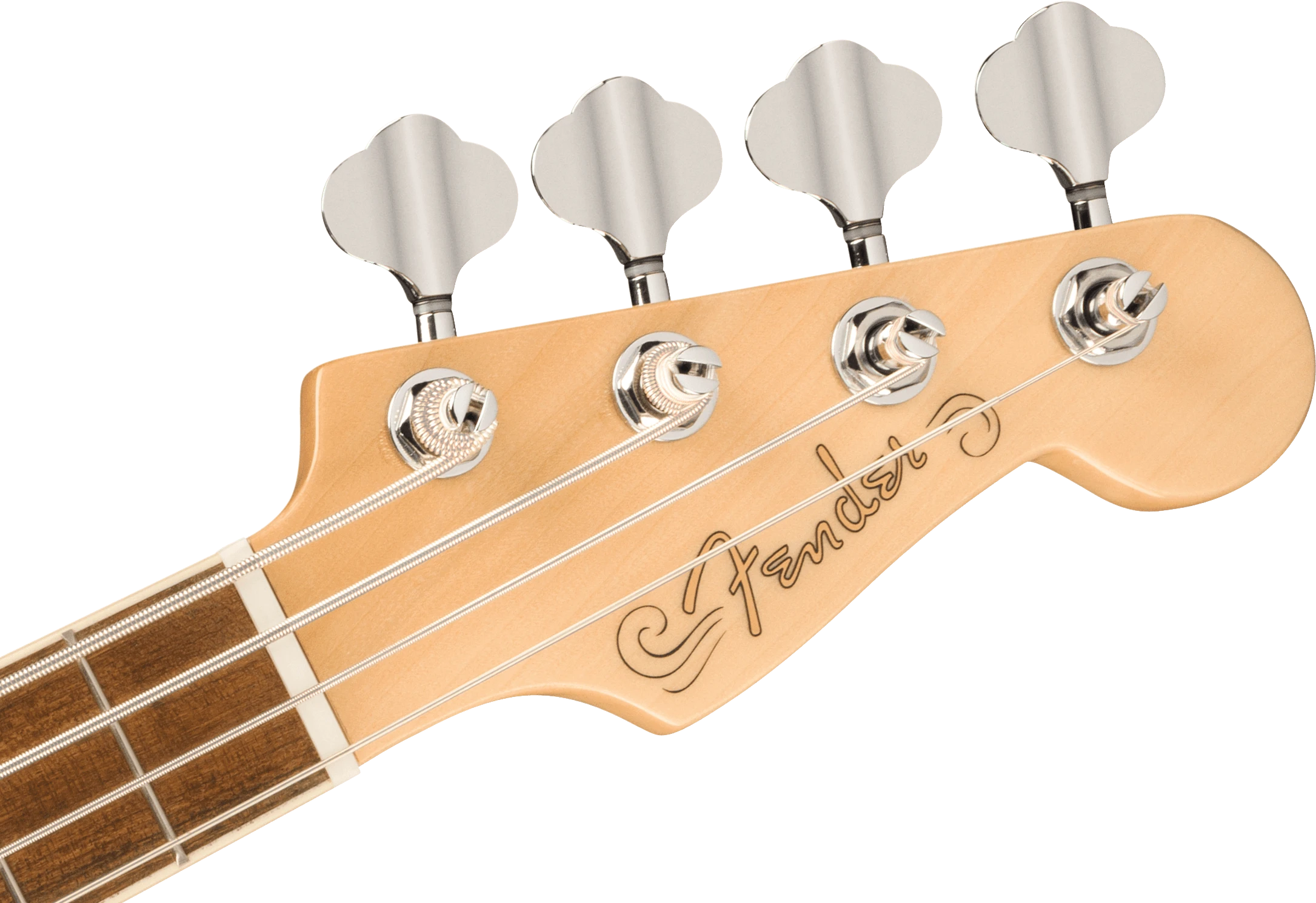 Fender® Fullerton Precision Bass® Uke, Walnut Fingerboard, Tortoiseshell Pickguard, 3-Color Sunburst