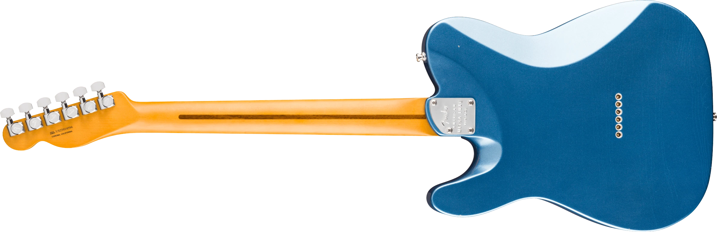 Fender® American Ultra Luxe Vintage '60s Custom Telecaster®, Rosewood Fingerboard, Lake Placid Blue