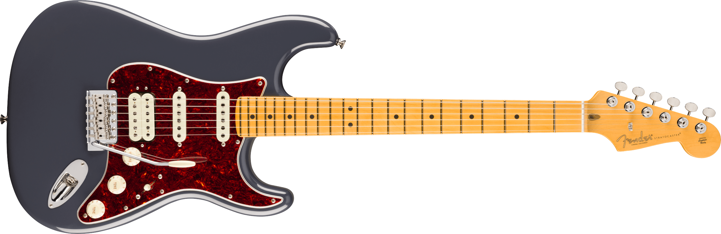 Fender® American Professional Classic Stratocaster® HSS, Maple Fingerboard, Faded Black