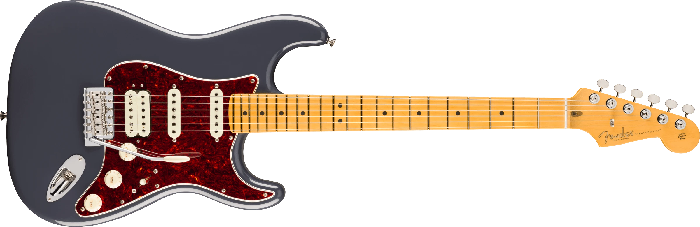 Fender® American Professional Classic Stratocaster® HSS, Maple Fingerboard, Faded Black
