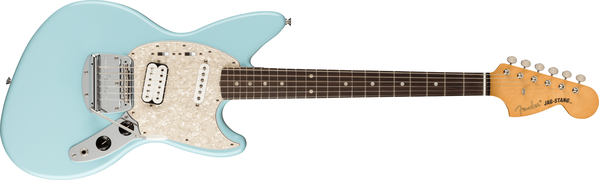 Fender® Kurt Cobain Jag-Stang®, tastiera in palissandro, Sonic Blue