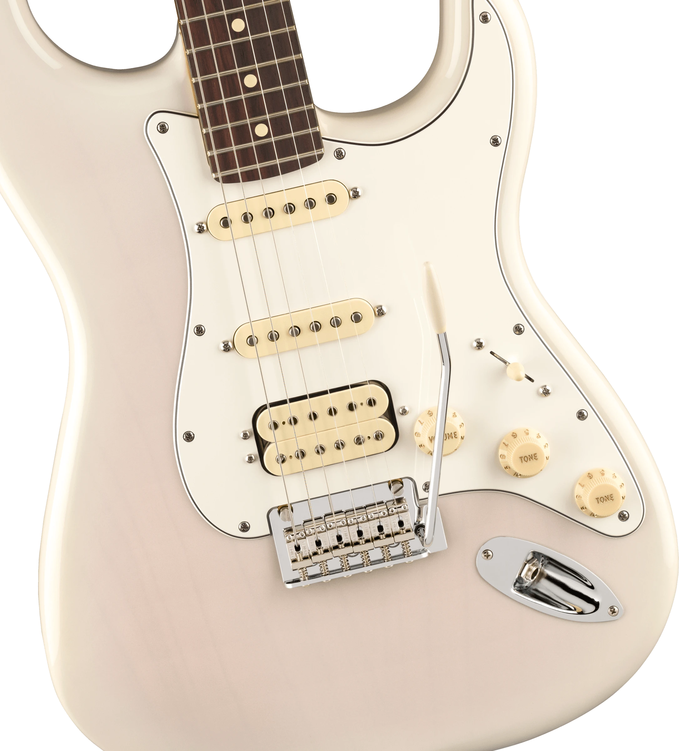Fender® Player II Stratocaster® HSS, Rosewood Fingerboard, White Blonde