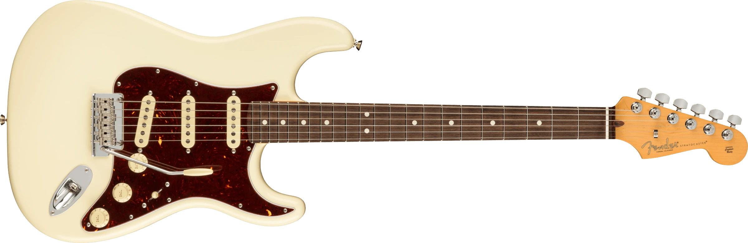 Fender® American Professional II Stratocaster®, Rosewood Fingerboard, Olympic White