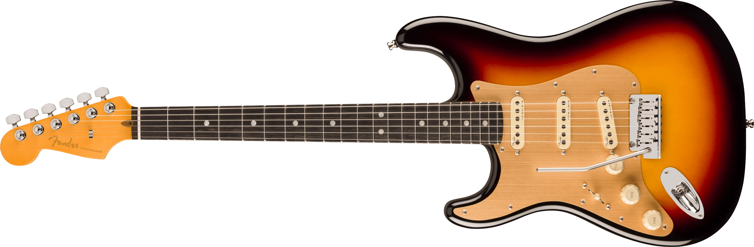 Fender® American Ultra II Stratocaster® Left-Hand, Ebony Fingerboard,  Ultraburst