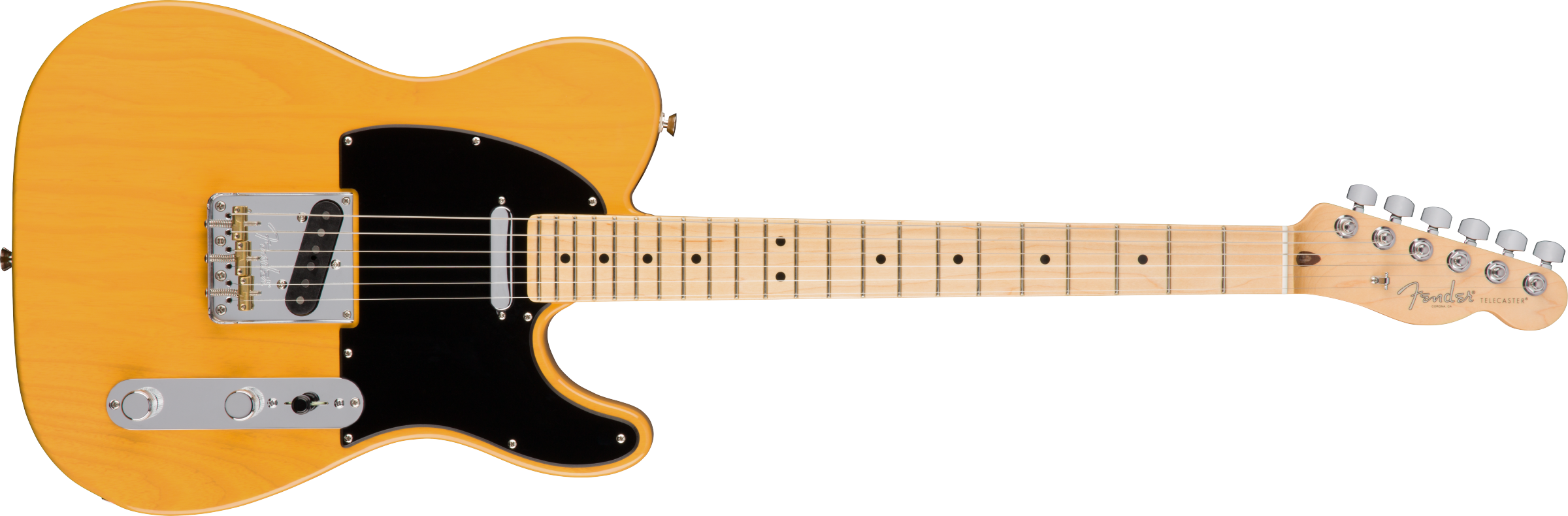 Fender® American Pro Telecaster®, Maple Fingerboard, Butterscotch Blonde