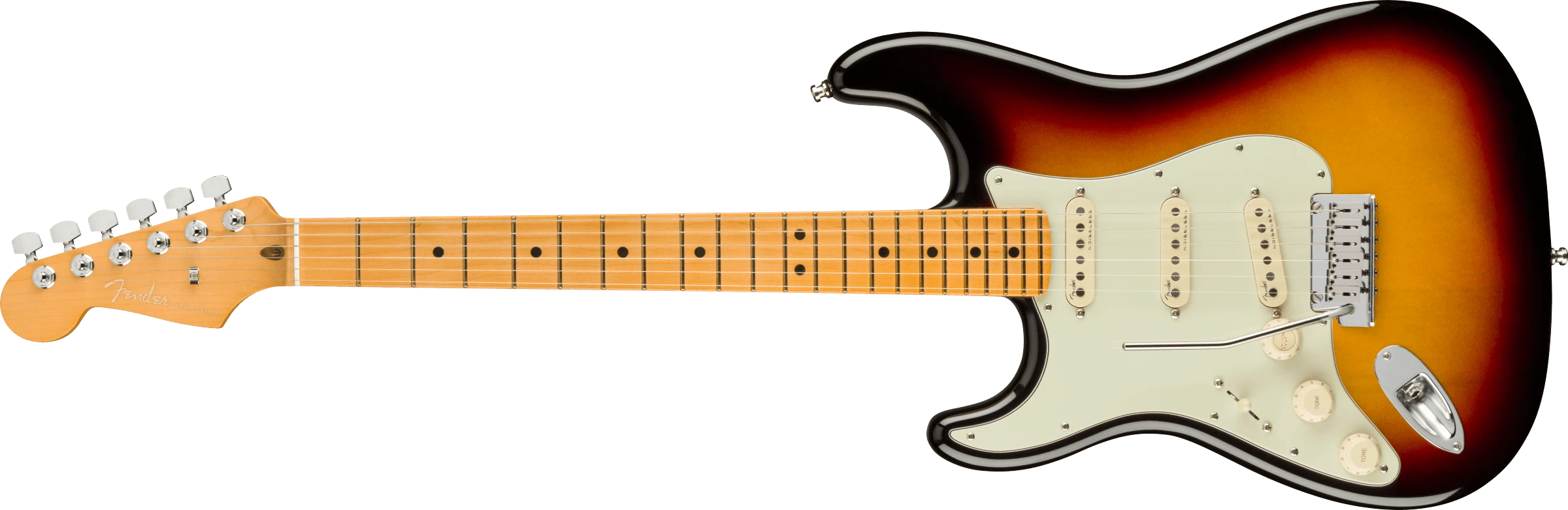Fender® American Ultra Stratocaster® Left-Hand, Maple Fingerboard, Ultraburst