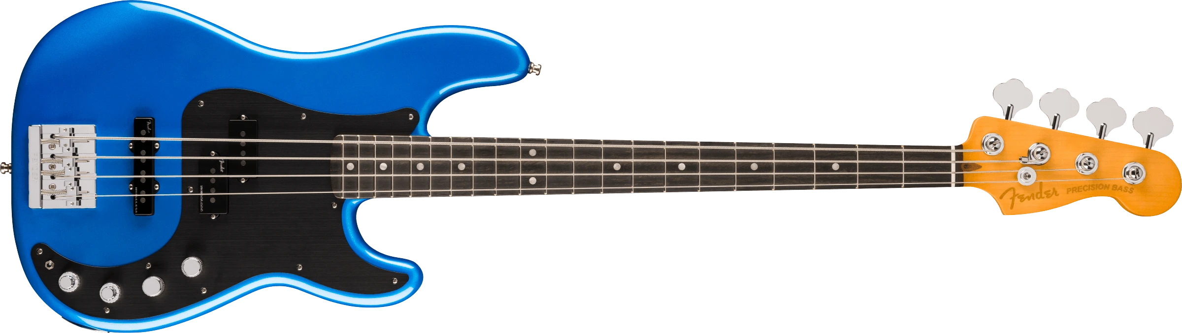 Fender® American Ultra II Precision Bass®, Ebony Fingerboard, Noble Blue