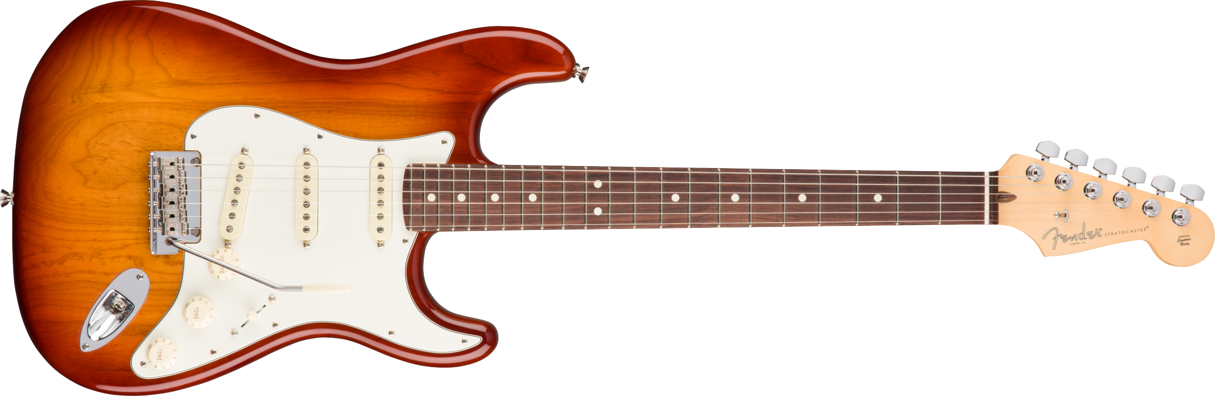 Fender® American Pro Stratocaster®, Rosewood Fingerboard, Sienna Sunburst