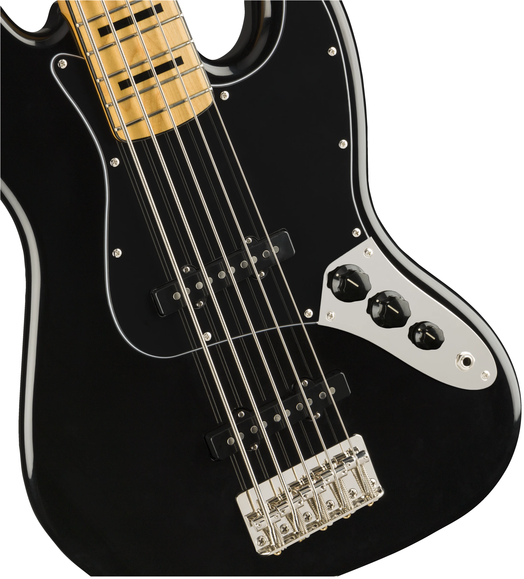 Squier® Classic Vibe '70s Jazz Bass® V, Maple Fingerboard, Black