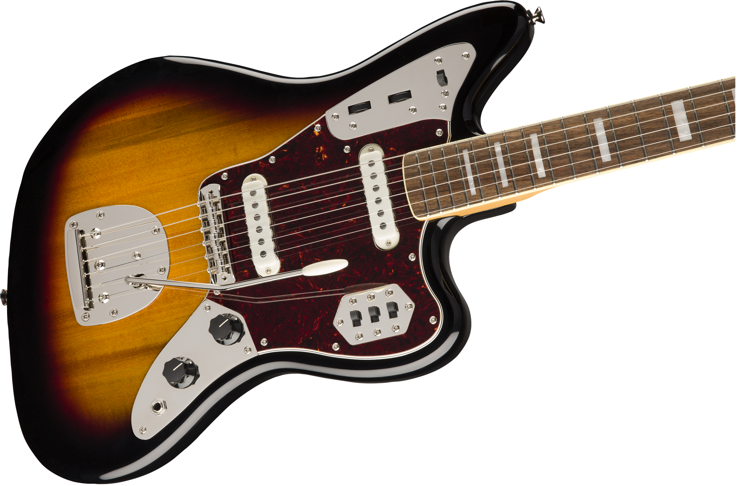 Squier® Classic Vibe '70s Jaguar®, Laurel Fingerboard, 3-Color Sunburst
