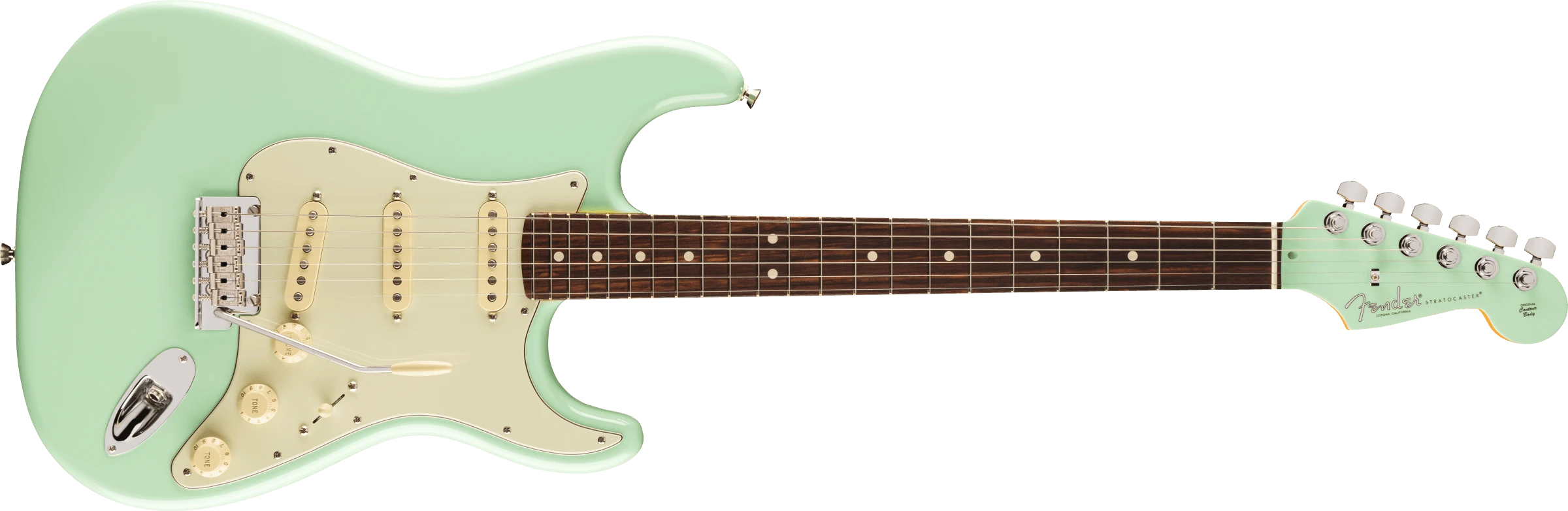 Fender® Limited Edition American Professional II Stratocaster®, Rosewood Fingerboard, Surf Green