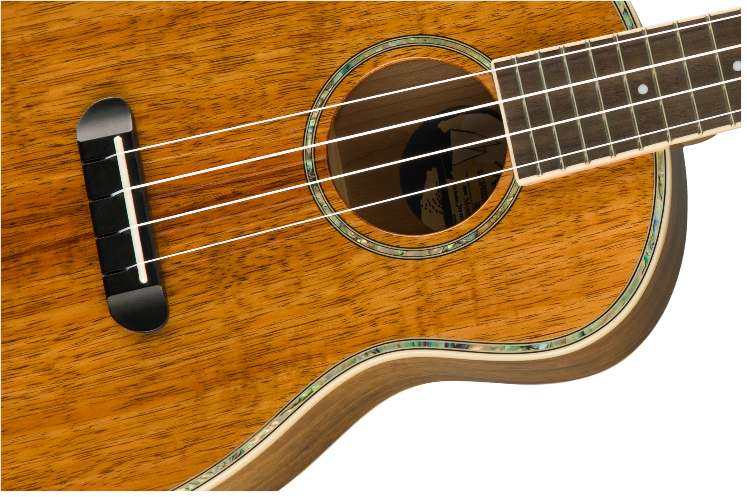 Fender® Montecito Tenor Ukulele, Walnut Fingerboard, Natural