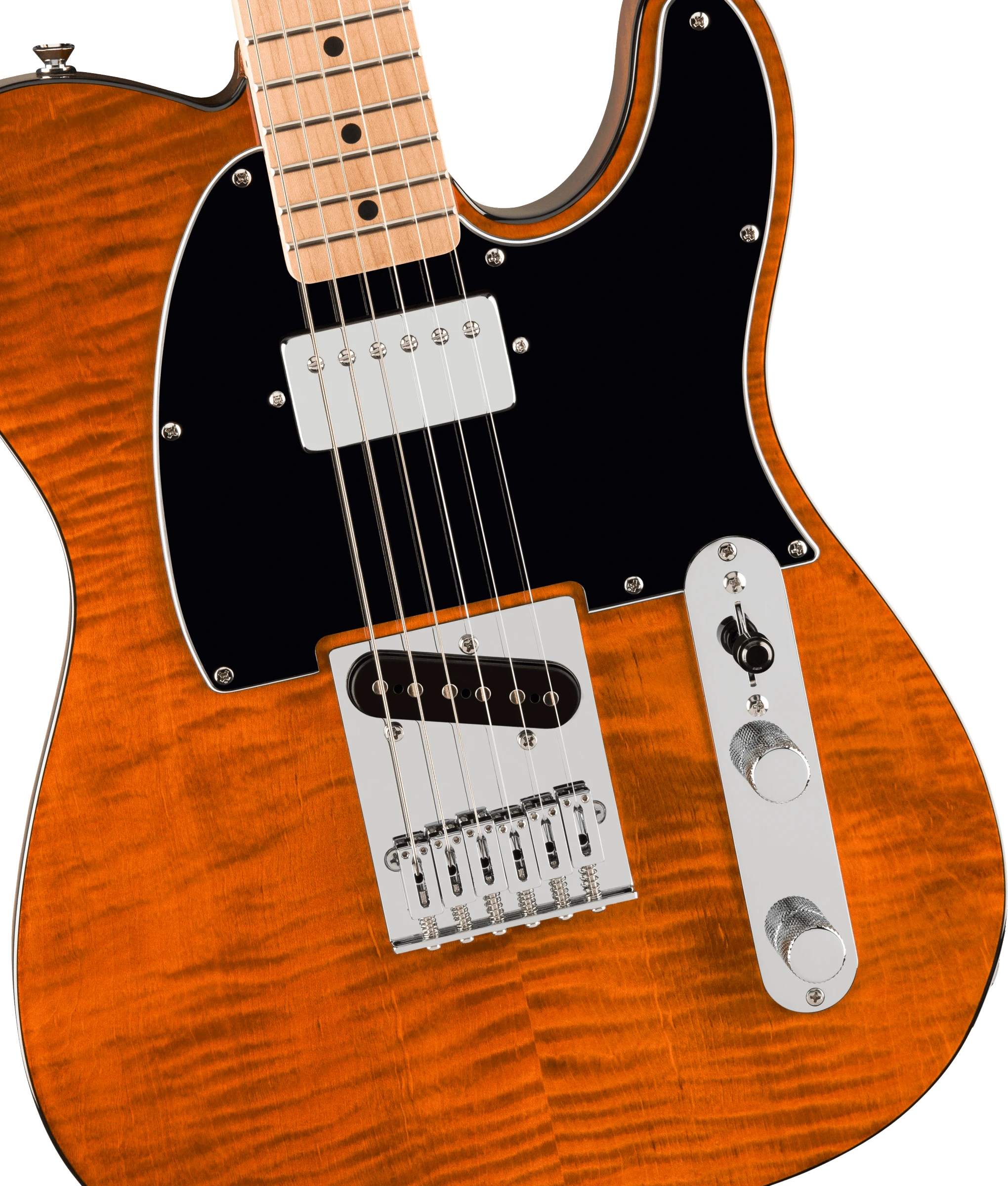 Squier® Affinity Series™ Telecaster® FMT SH, Maple Fingerboard, Black Pickguard, Mocha