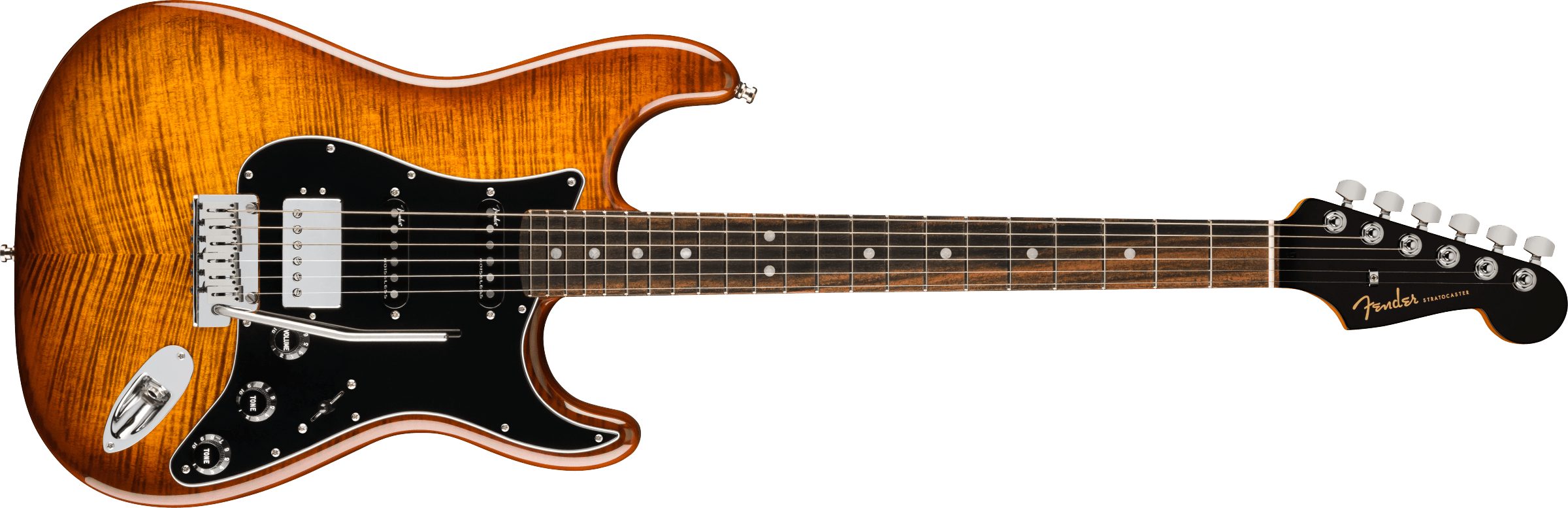 Fender® Limited Edition American Ultra Stratocaster®, Tiger's Eye