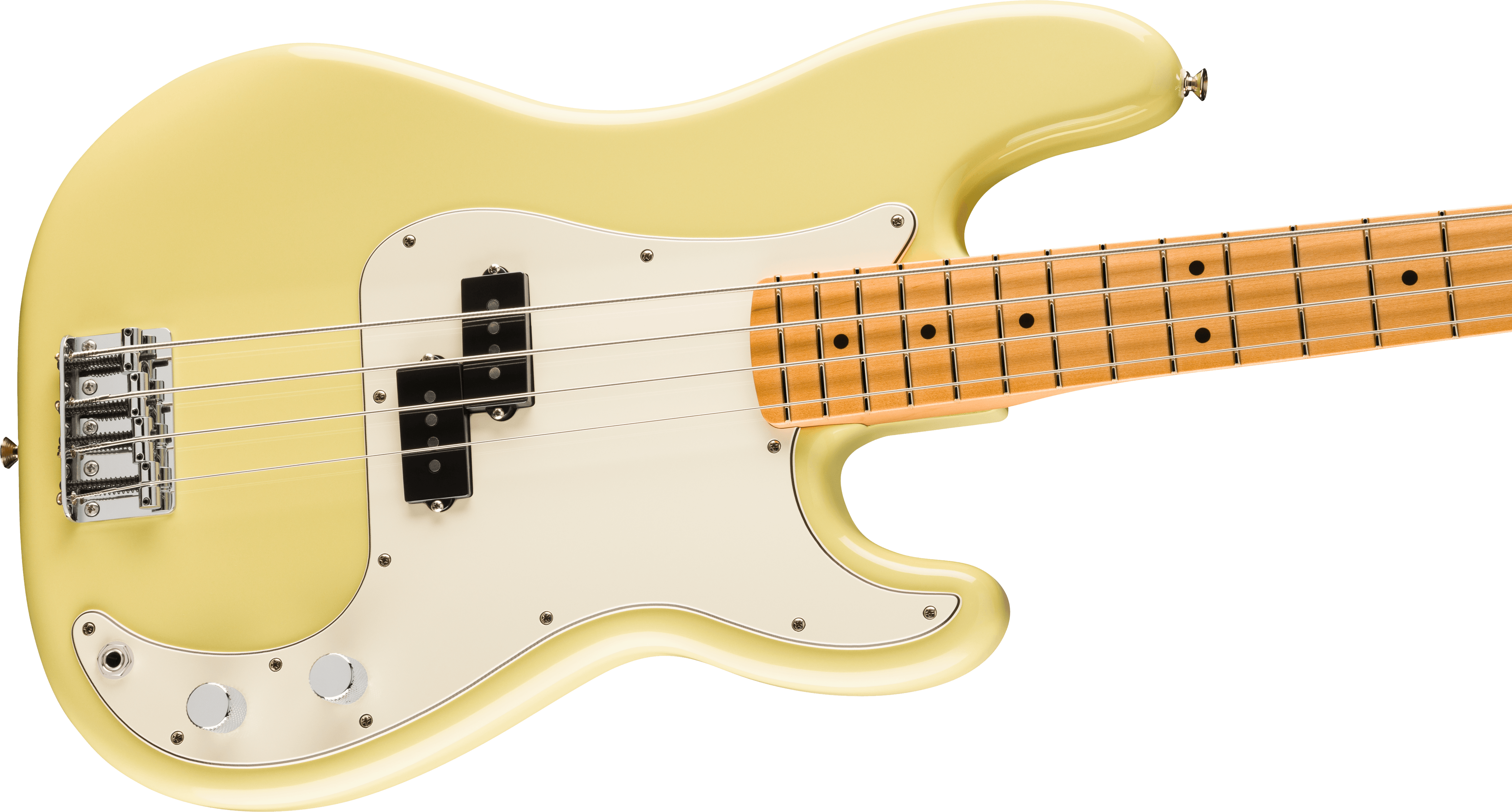 Fender® Player II Precision Bass®, Maple Fingerboard, Hialeah Yellow