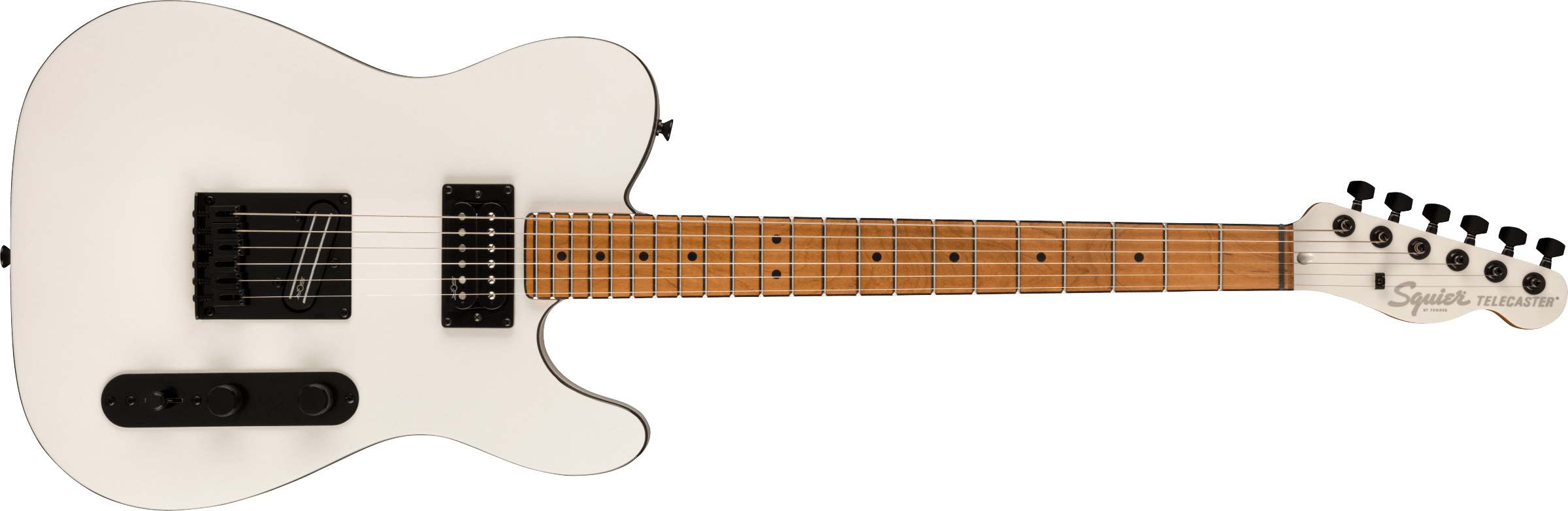 Squier® Contemporary Telecaster® RH, Roasted Maple Fingerboard, Pearl White
