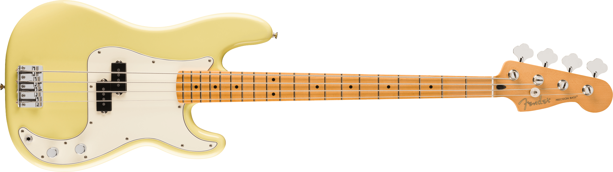 Fender® Player II Precision Bass®, Maple Fingerboard, Hialeah Yellow
