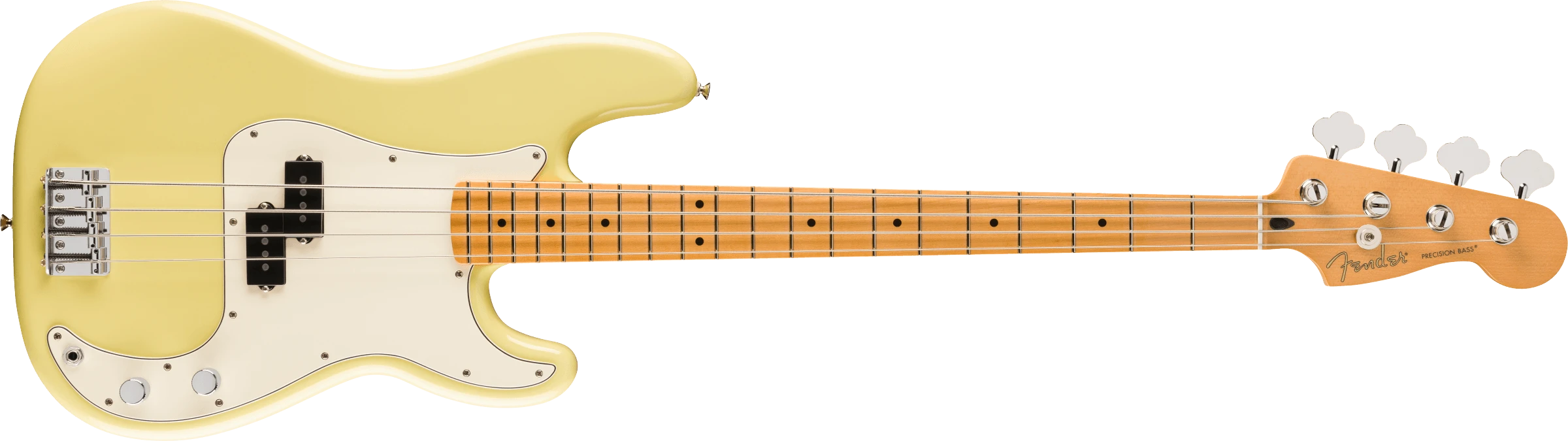 Fender® Player II Precision Bass®, Maple Fingerboard, Hialeah Yellow