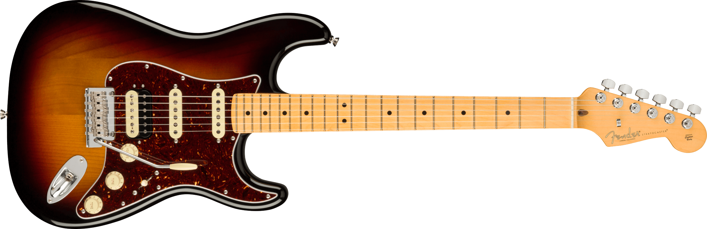 Fender® American Professional II Stratocaster® HSS, Maple Fingerboard, 3-Color Sunburst