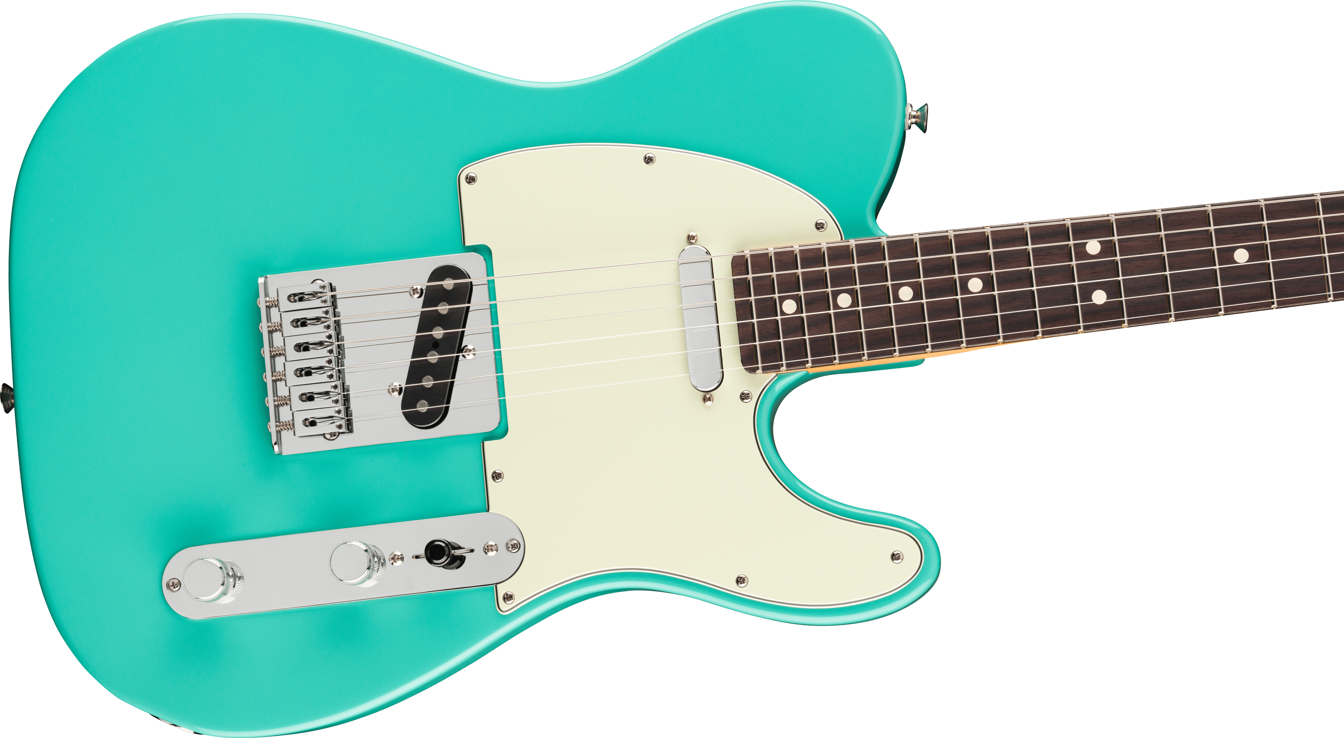 Fender® 75th Anniversary Player II Telecaster®, Rosewood Fingerboard, Seafoam Green