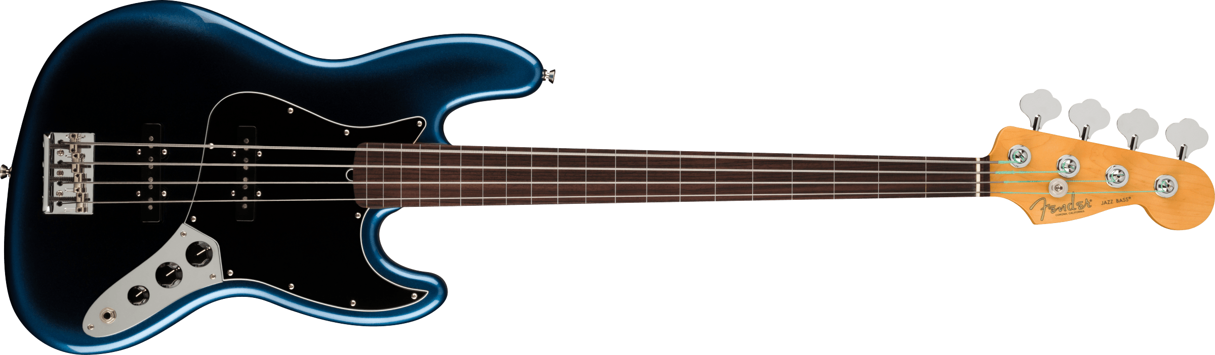 Fender® American Professional II Jazz Bass® Fretless, Rosewood Fingerboard, Dark Night