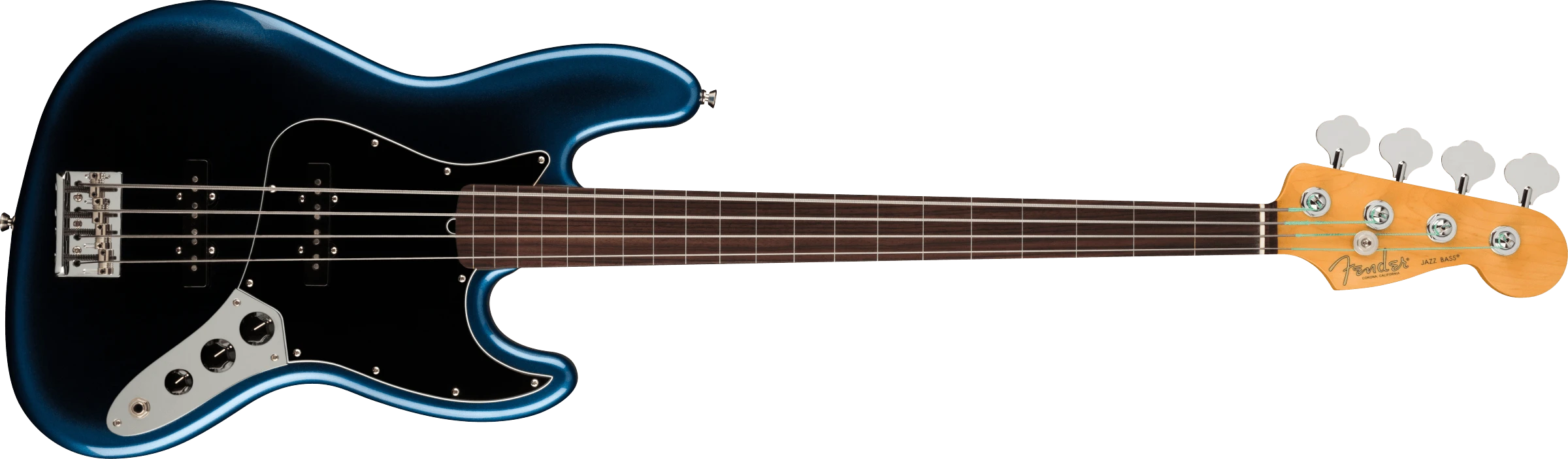 Fender® American Professional II Jazz Bass® Fretless, Rosewood Fingerboard, Dark Night
