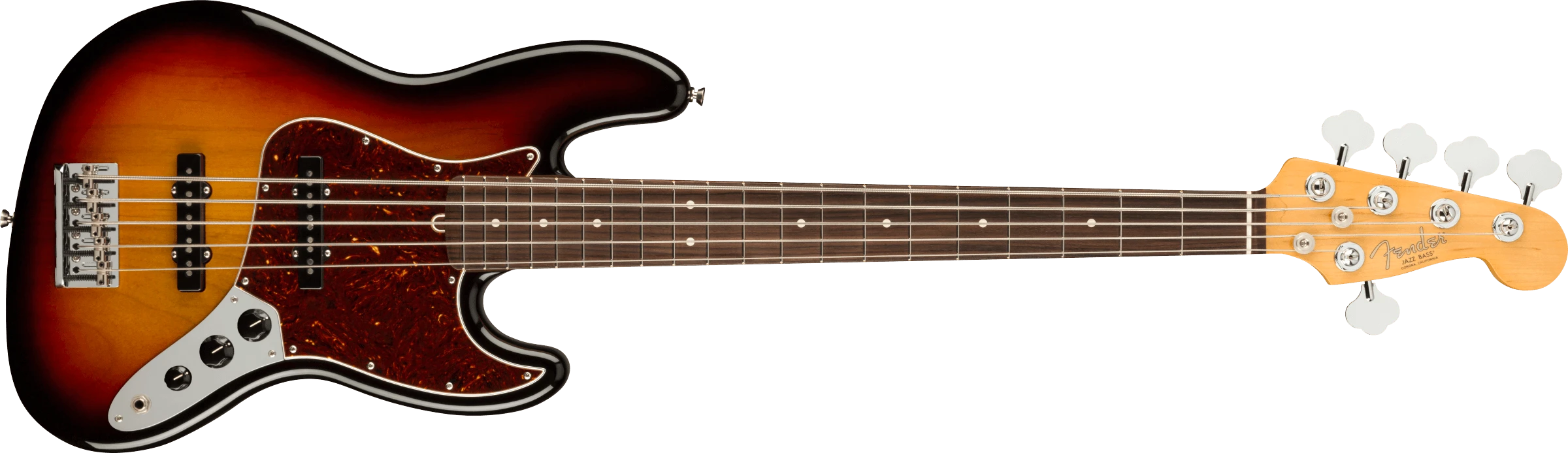 Fender® American Professional II Jazz Bass® V, Rosewood Fingerboard, 3-Color Sunburst