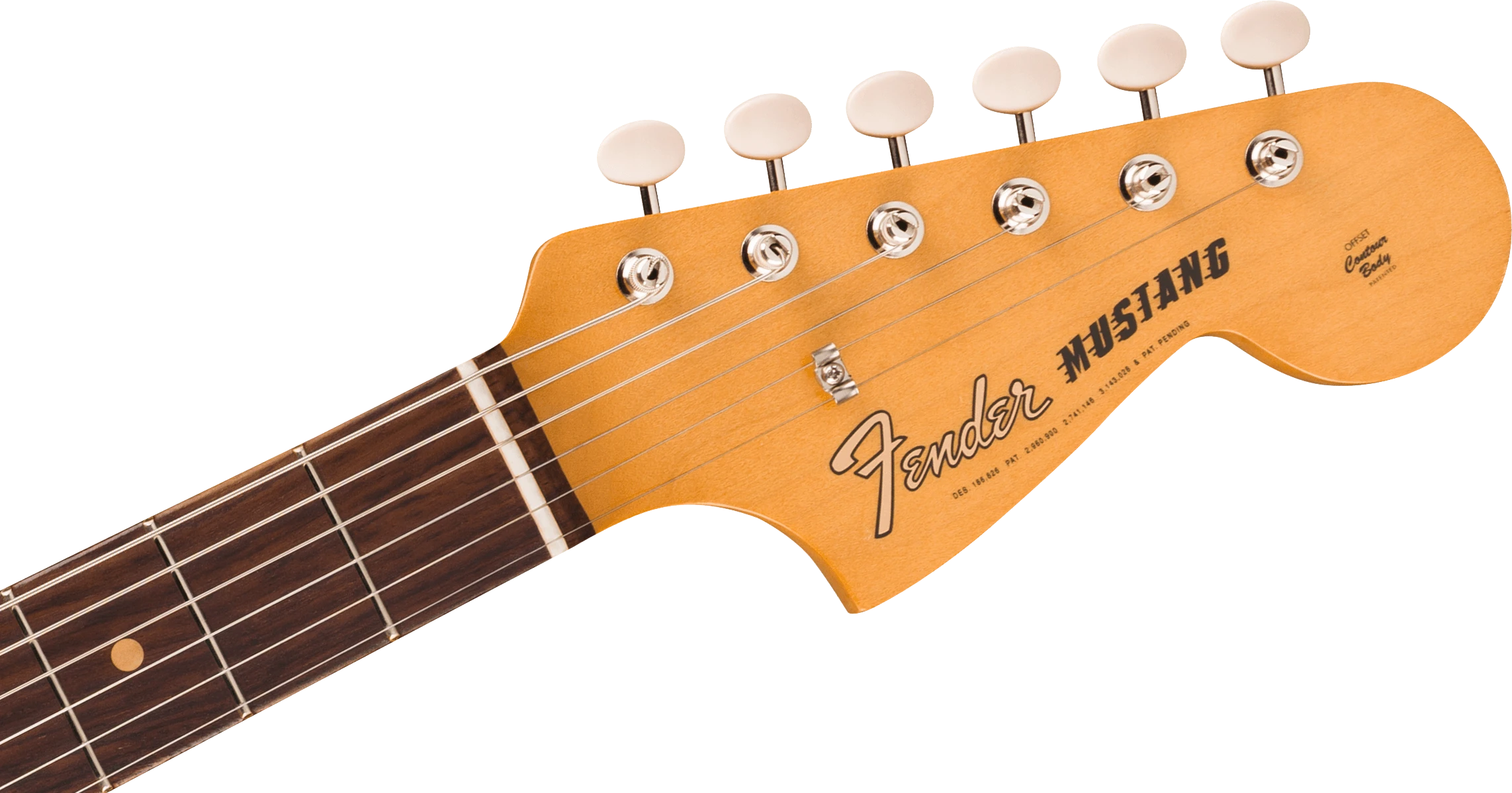 Fender® Vintera® III Mid '60s Mustang®, Rosewood Fingerboard, Olympic White