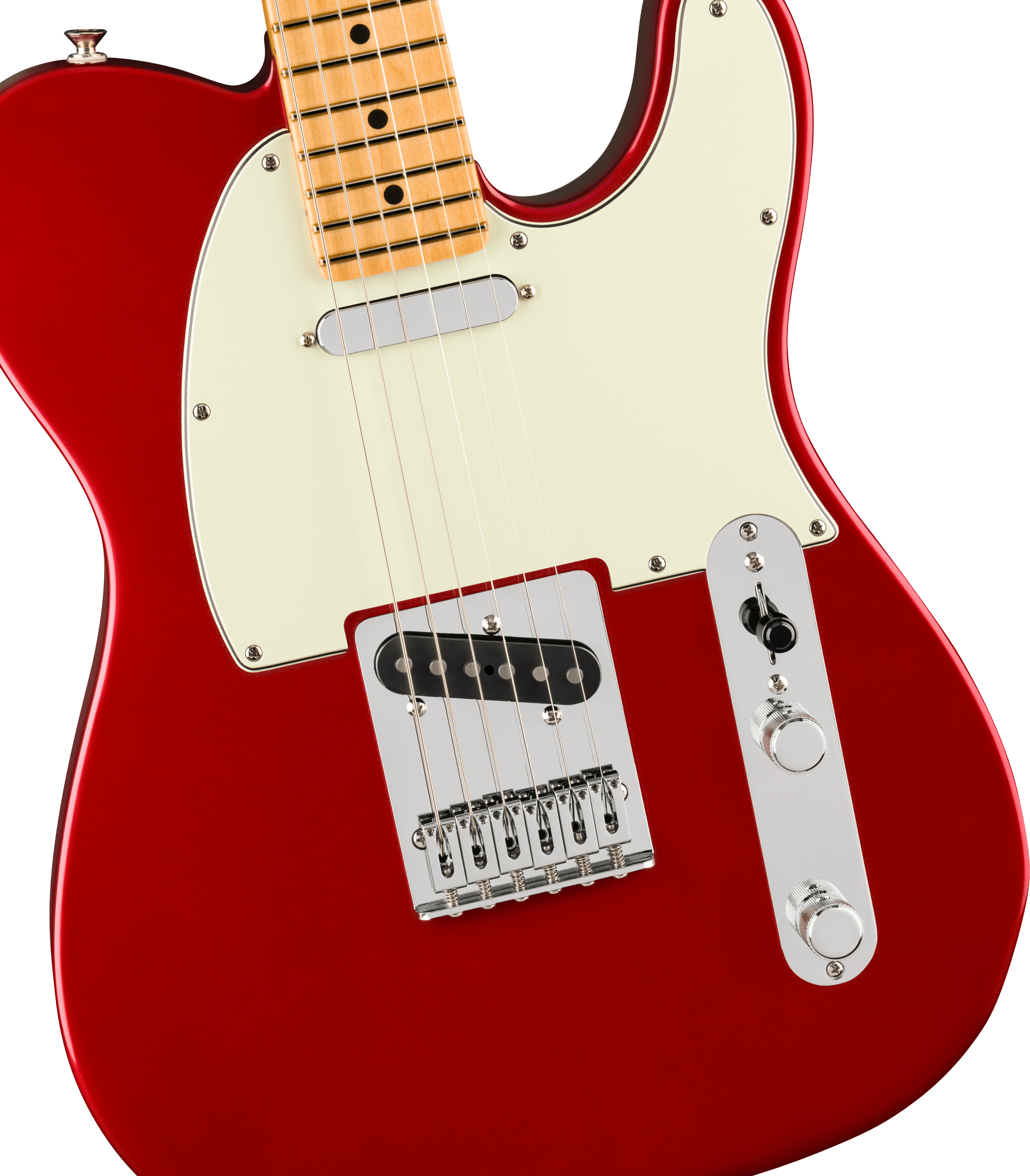 Fender® 75th Anniversary Player II Telecaster®, Maple Fingerboard, Candy Apple Red
