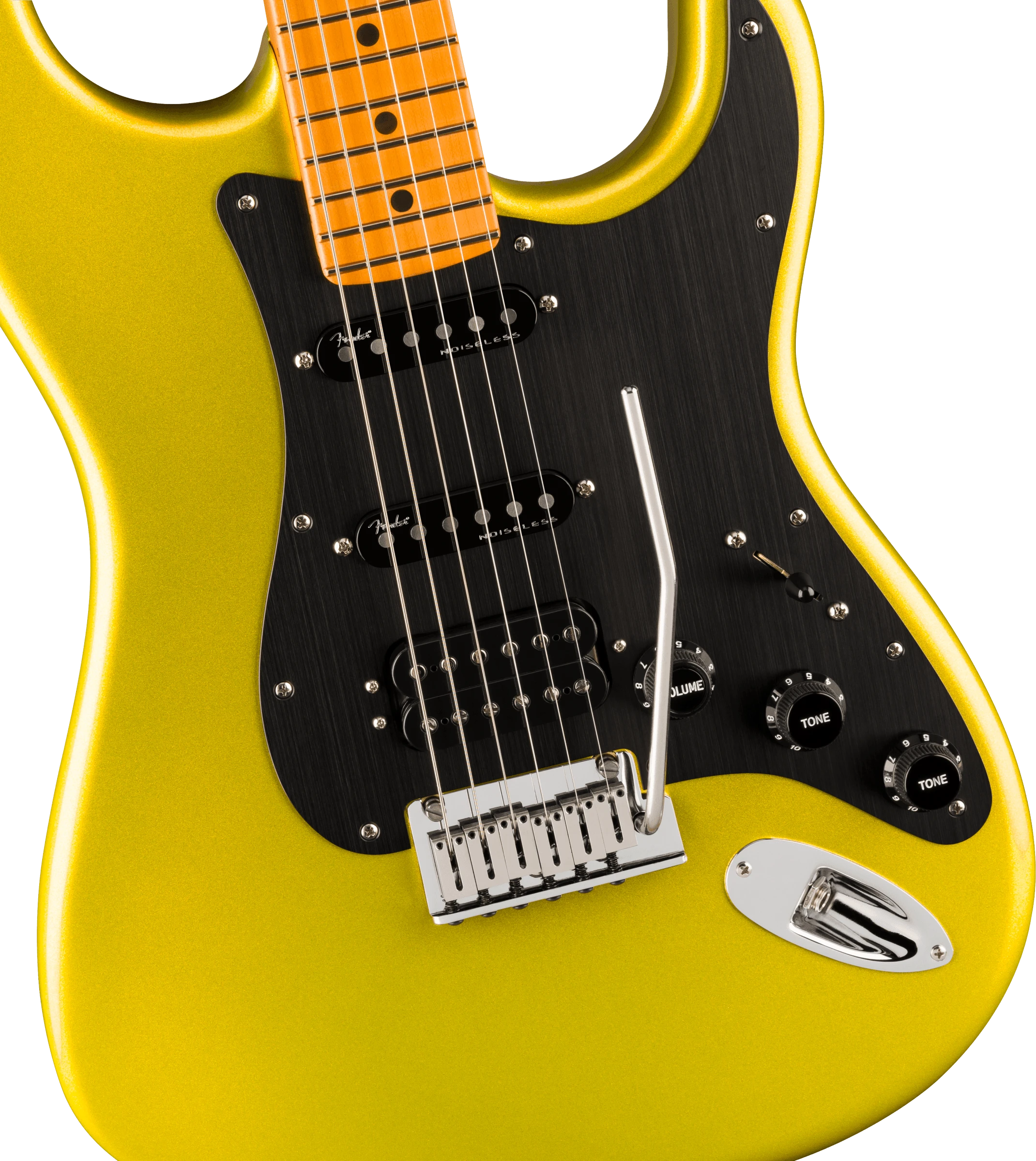 Fender® American Ultra II Stratocaster® HSS, Maple Fingerboard, Solar Flare
