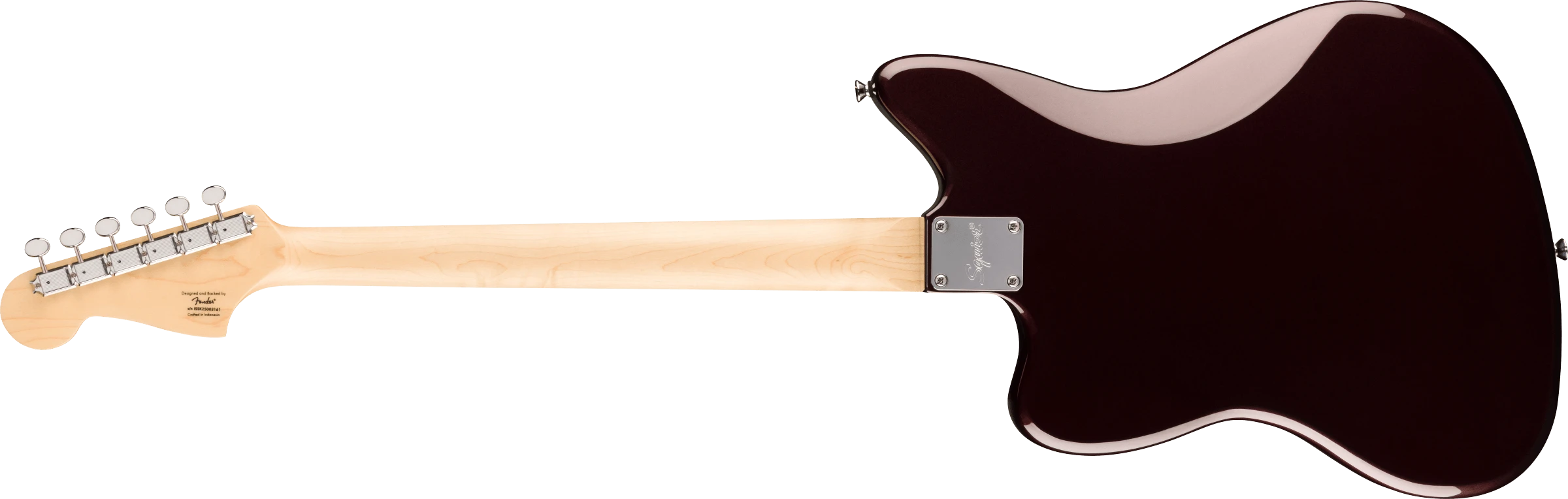 Squier® Paranormal Baritone Jazzmaster® HH, Laurel Fingerboard, Black Pickguard, Oxblood