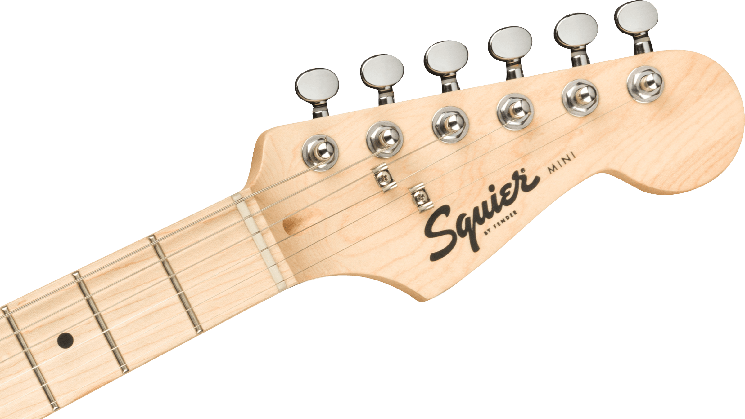 Squier® Mini Jazzmaster® HH, Maple Fingerboard, White Pickguard, Surf Green