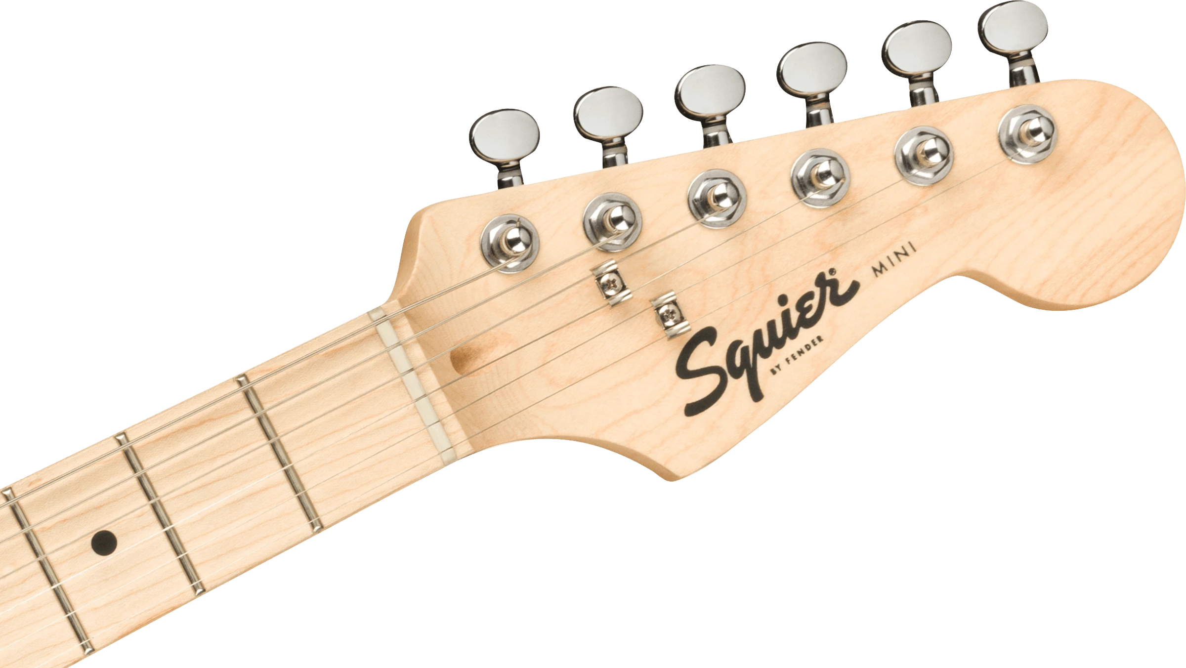 Squier® Mini Jazzmaster® HH, Maple Fingerboard, White Pickguard, Surf Green