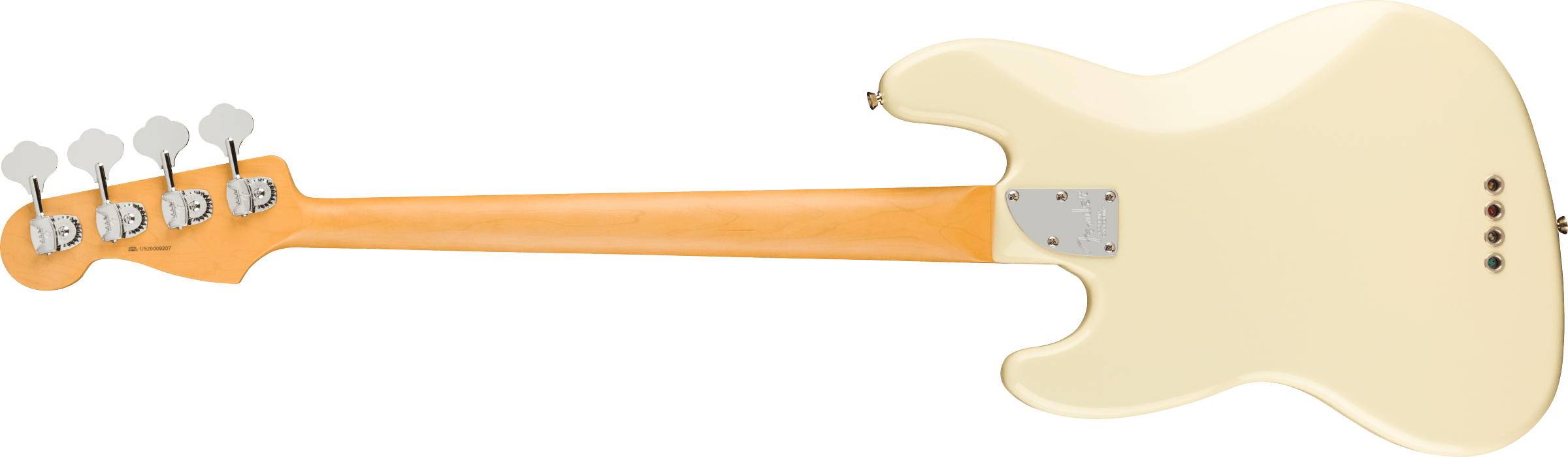 Fender® American Professional II Jazz Bass® Fretless, Rosewood Fingerboard, Olympic White