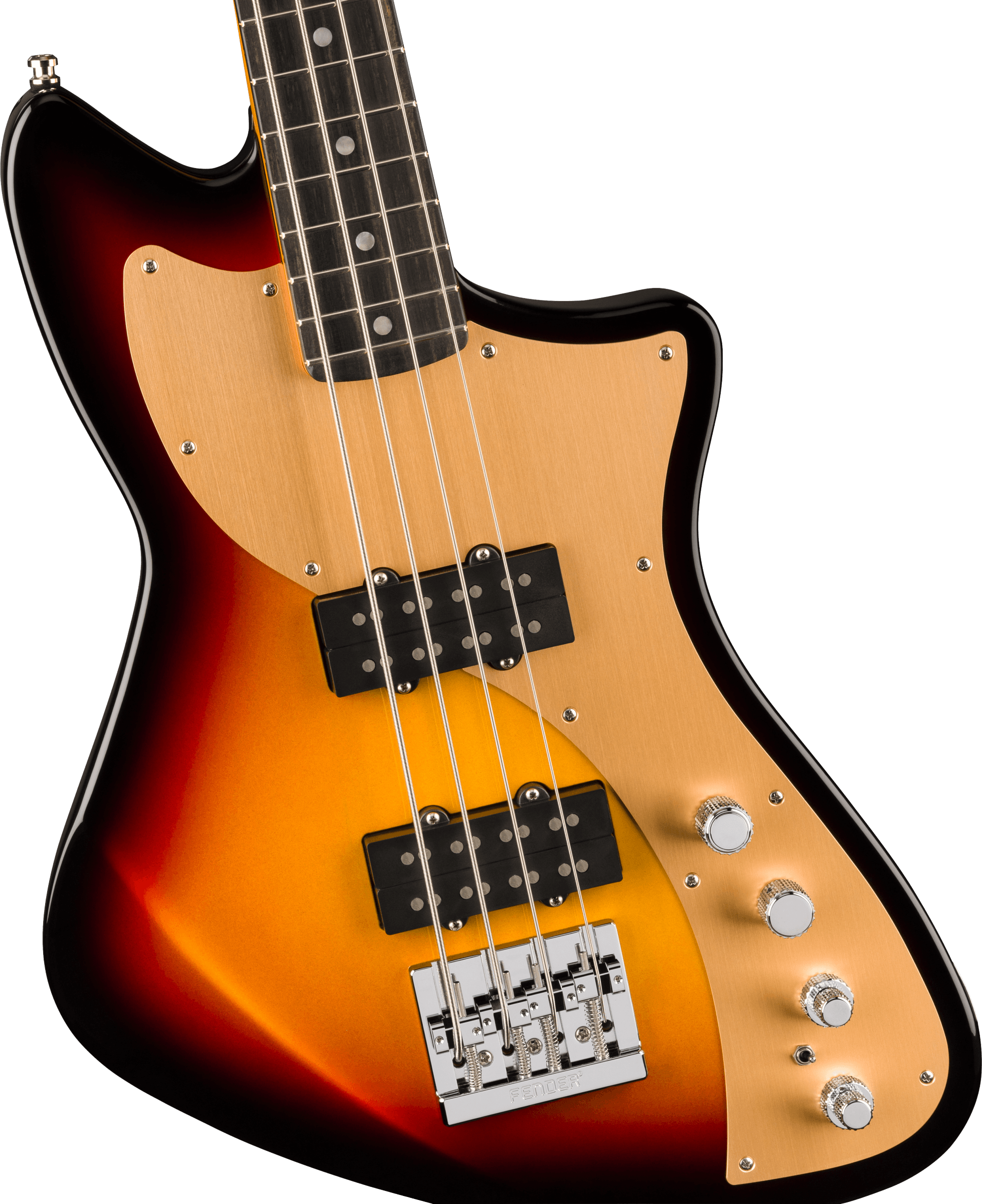 Fender® American Ultra II Meteora® Bass, Ebony Fingerboard, Ultraburst