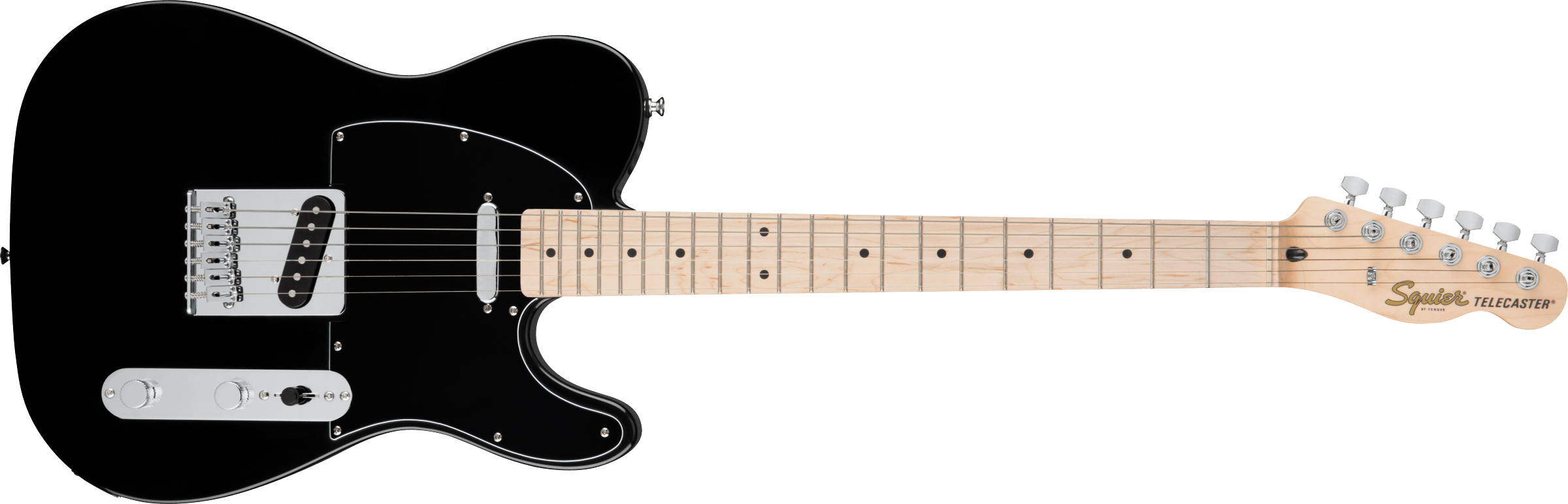 Squier® FSR Affinity Series™ Telecaster®, Maple Fingerboard, Black Pickguard, Black