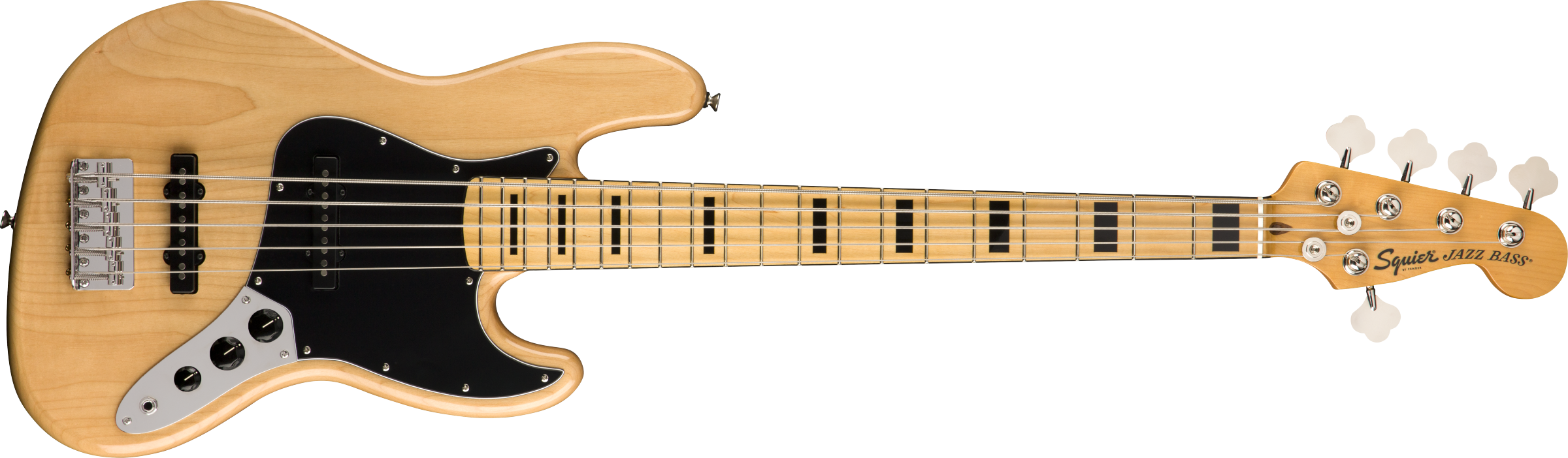 Squier® Classic Vibe '70s Jazz Bass® V, Maple Fingerboard, Natural
