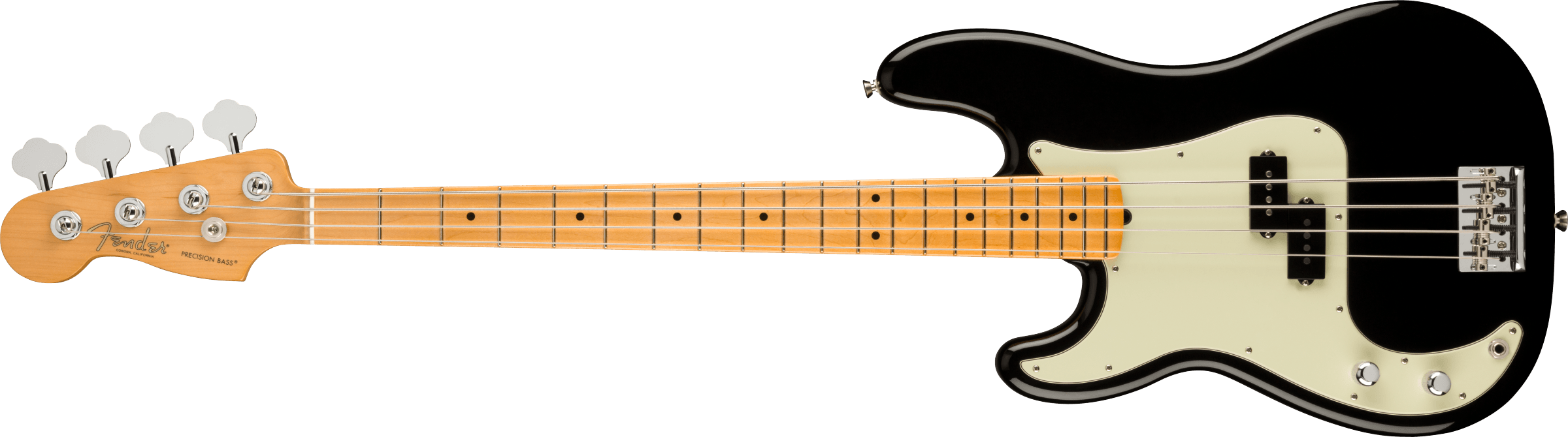 Fender® American Professional II Precision Bass® Left-Hand, Maple Fingerboard, Black