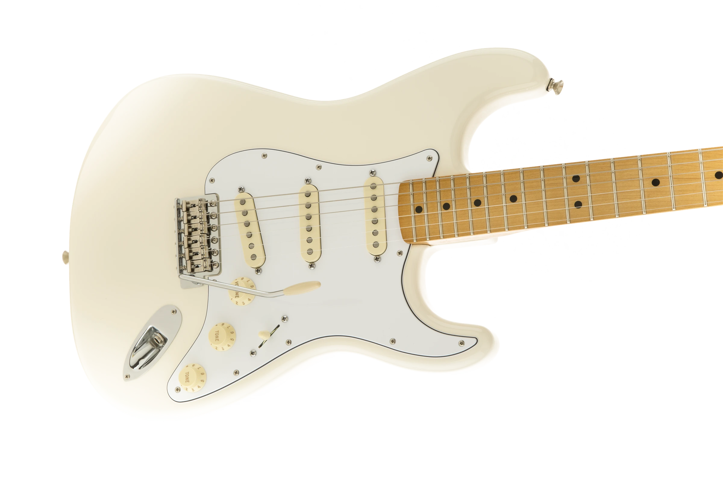 Fender® Jimi Hendrix Stratocaster®, Maple Fingerboard, Olympic White