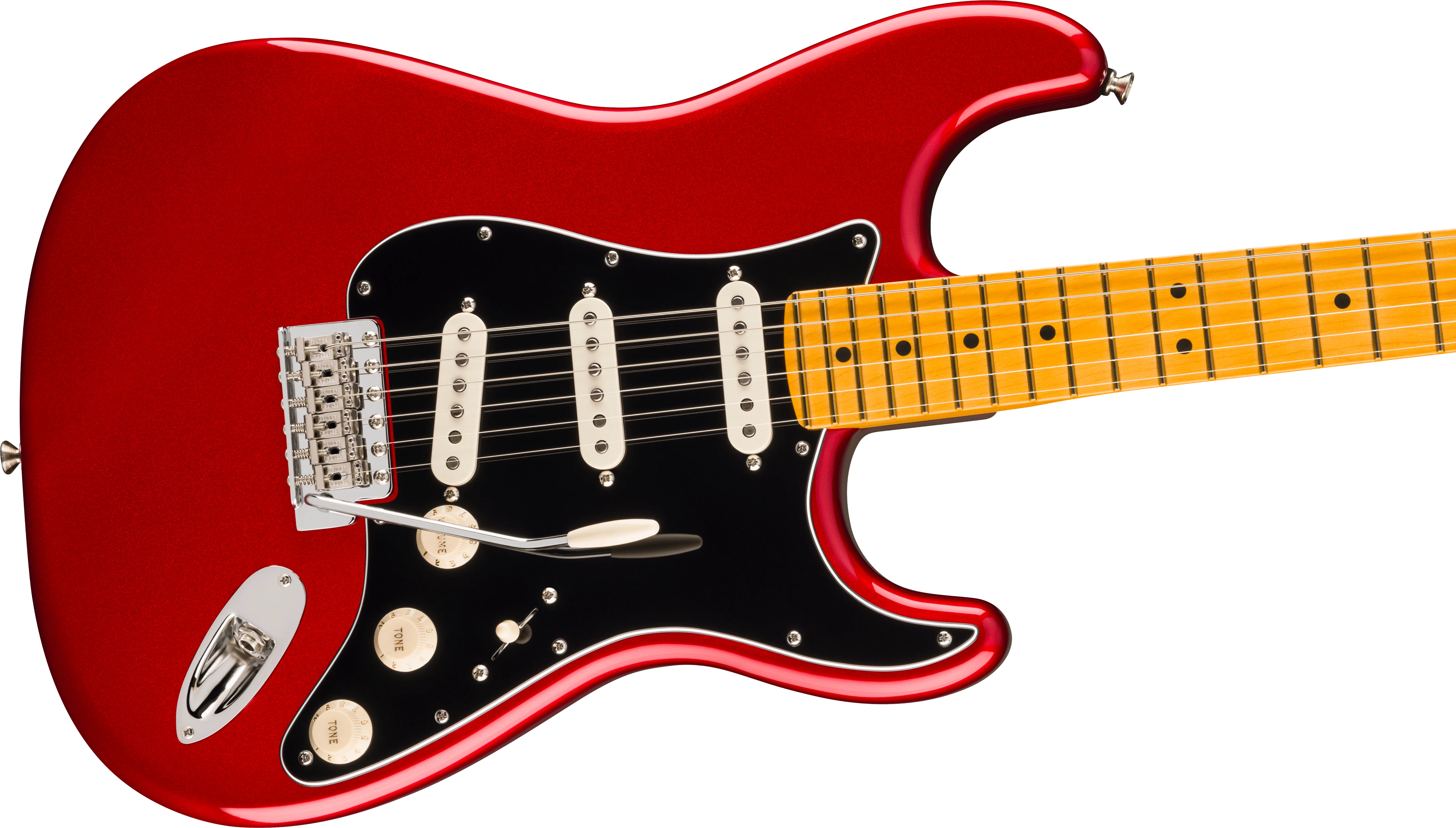Fender® Limited Edition American Professional Classic Stratocaster® featuring the Fender® Silent System™, Maple Fingerboard, Candy Apple Red