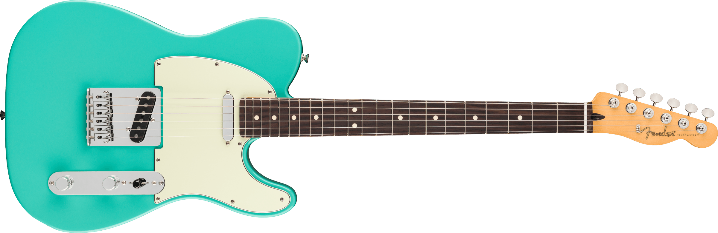 Fender® 75th Anniversary Player II Telecaster®, Rosewood Fingerboard, Seafoam Green
