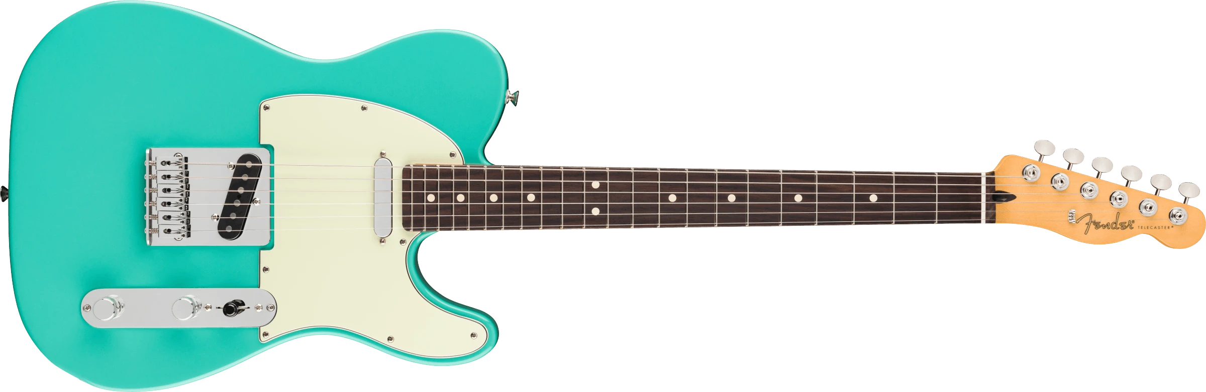 Fender® 75th Anniversary Player II Telecaster®, Rosewood Fingerboard, Seafoam Green