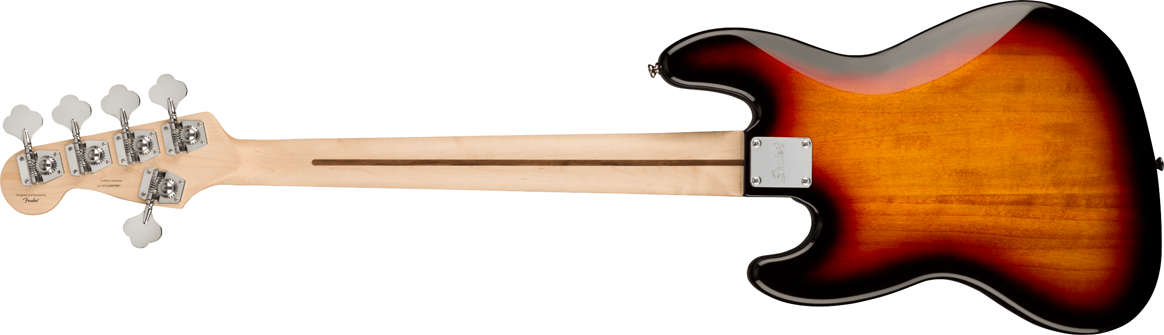 Squier® Affinity Series® Jazz Bass® V, Laurel Fingerboard, Black Pickguard, 3-Color Sunburst