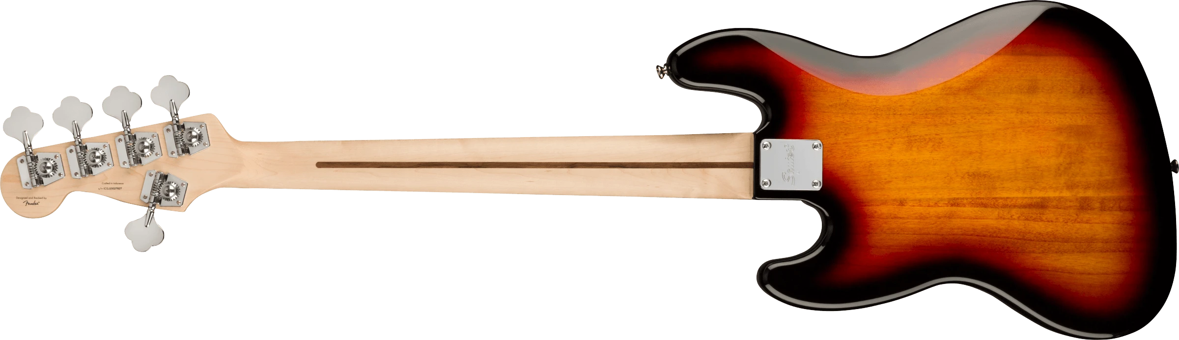 Squier® Affinity Series® Jazz Bass® V, Laurel Fingerboard, Black Pickguard, 3-Color Sunburst