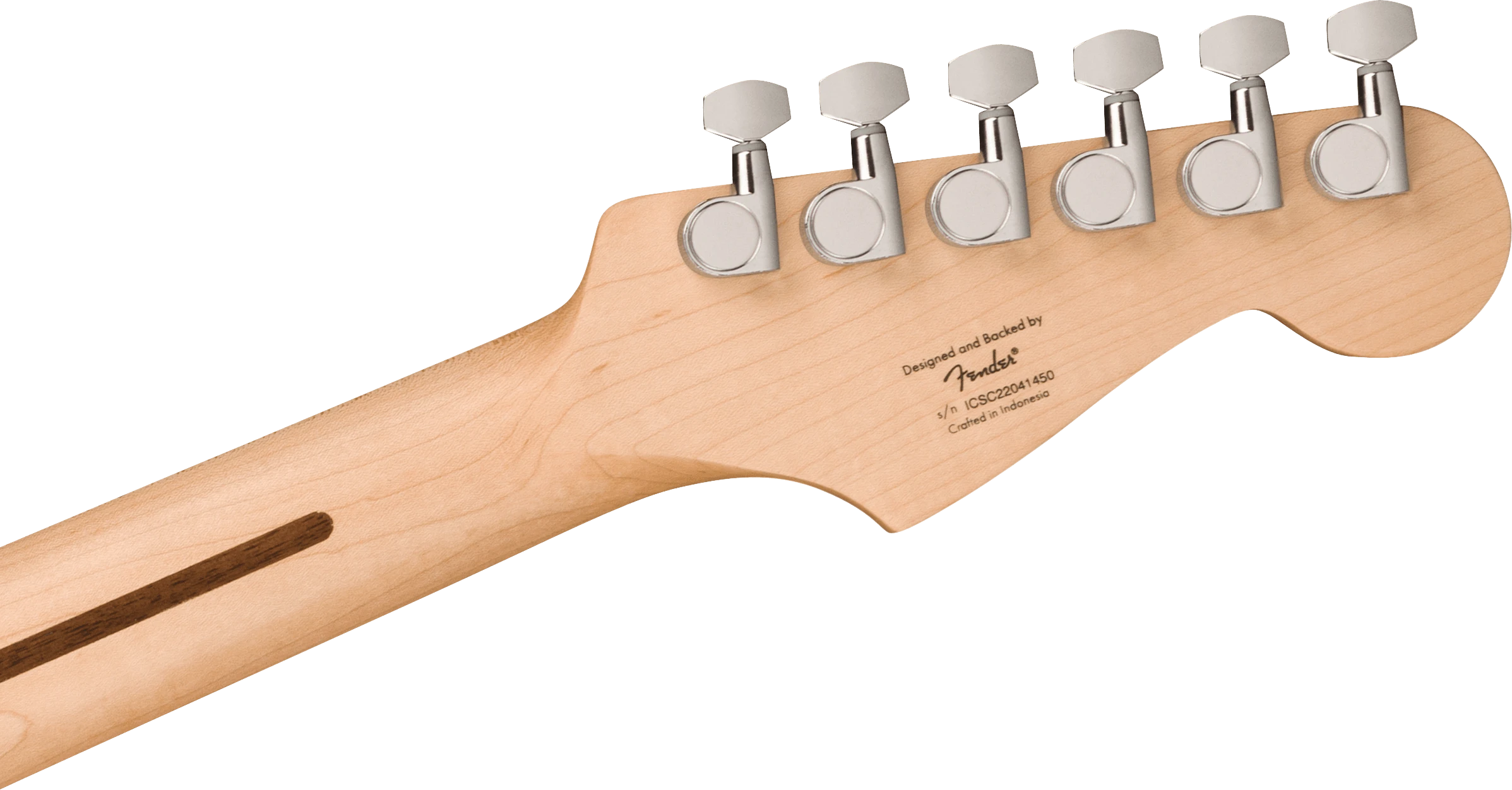 Squier® Squier Sonic® Stratocaster® Left-Handed, Maple Fingerboard, White Pickguard, Black