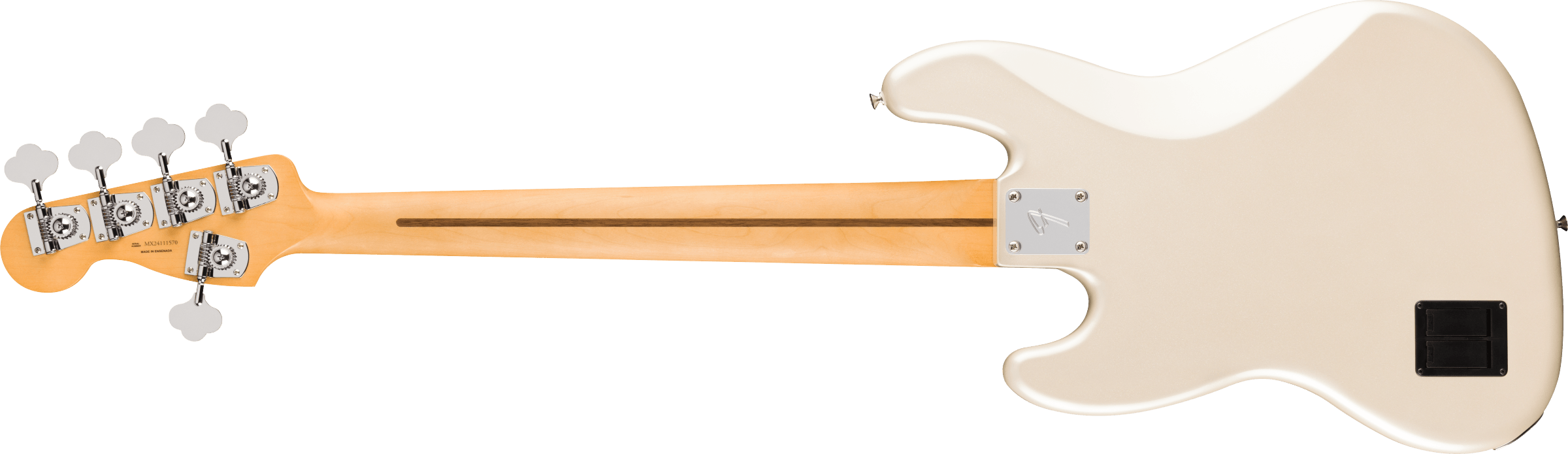 Fender® Player II Modified Active Jazz Bass® V, Maple Fingerboard, Olympic Pearl